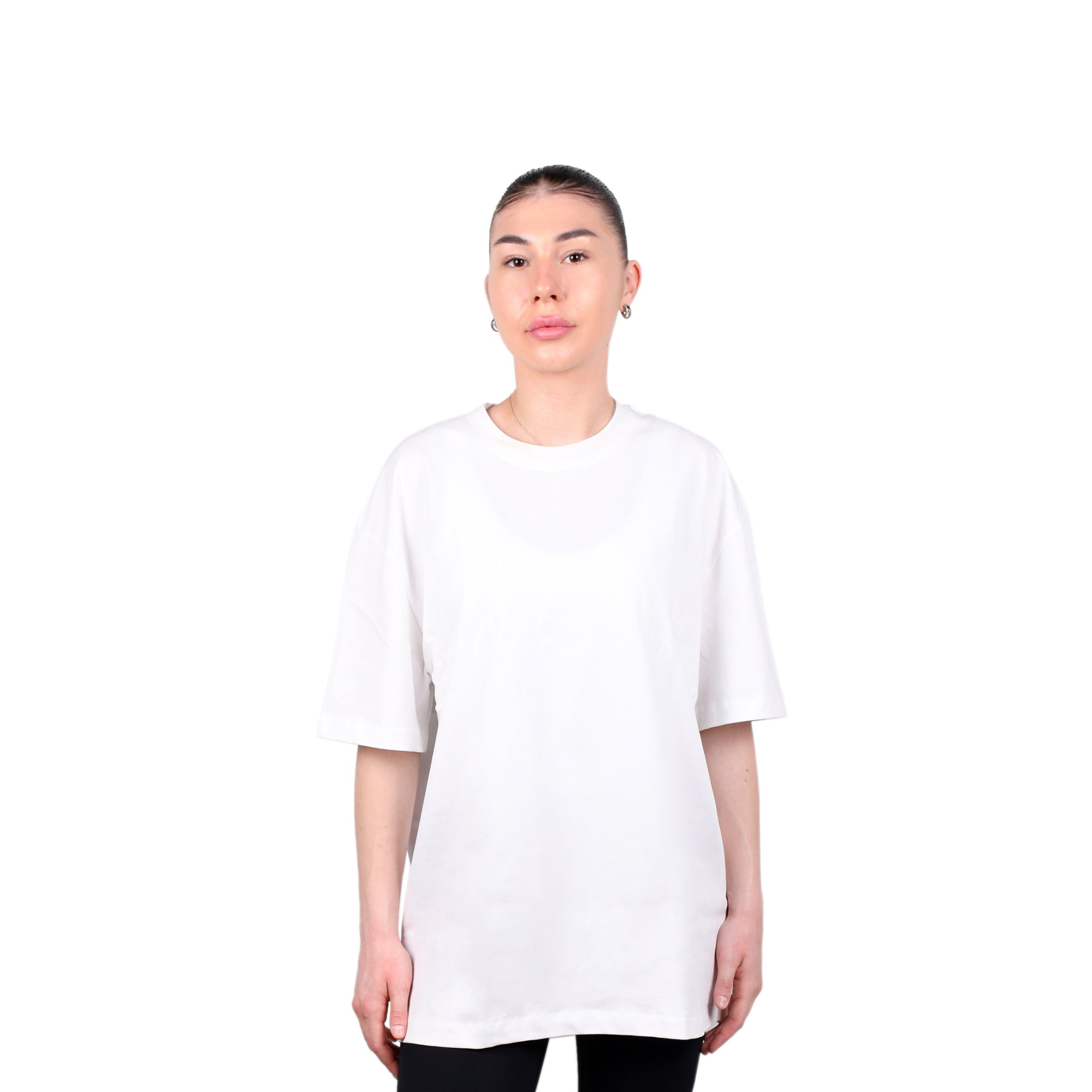 white tee
