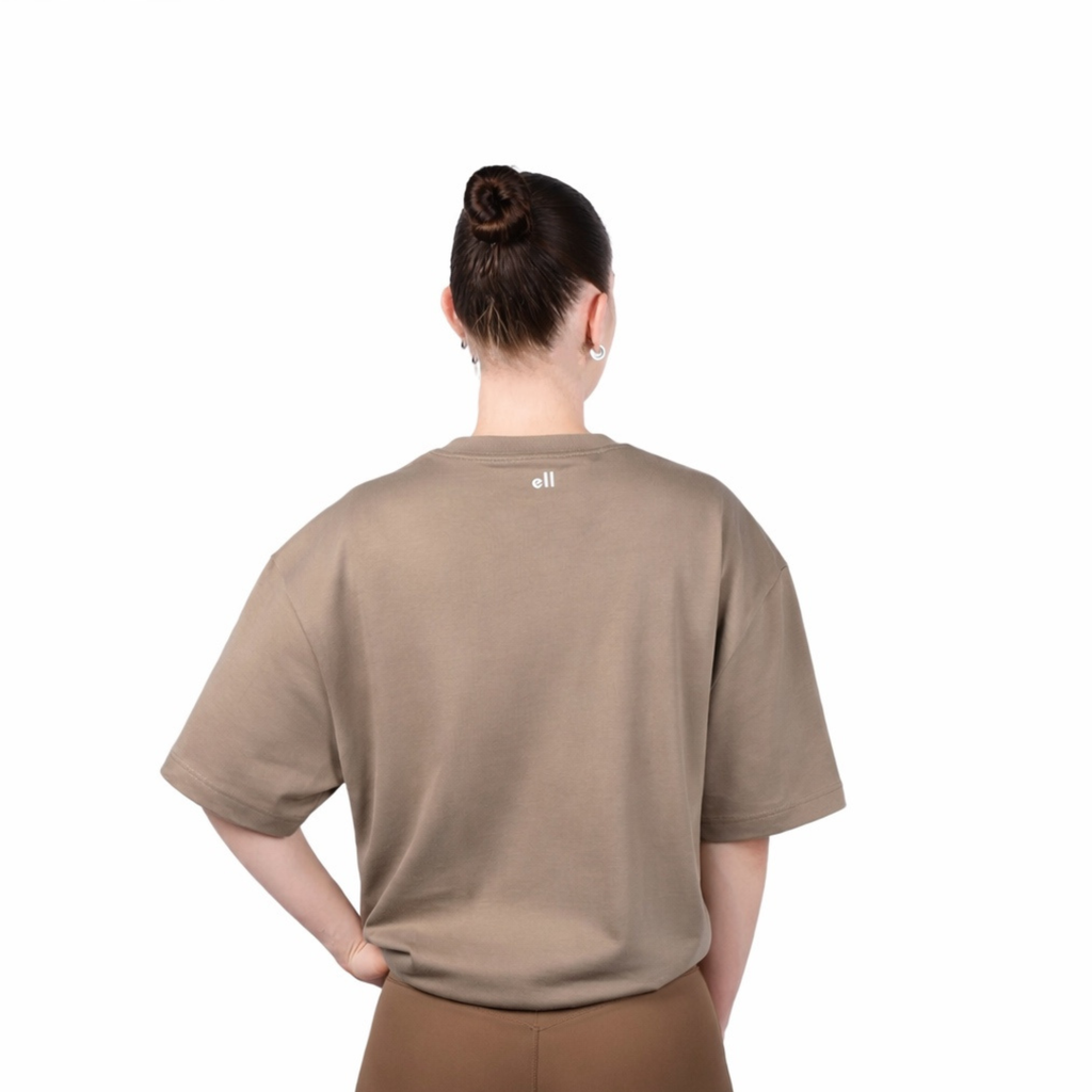 taupe tee
